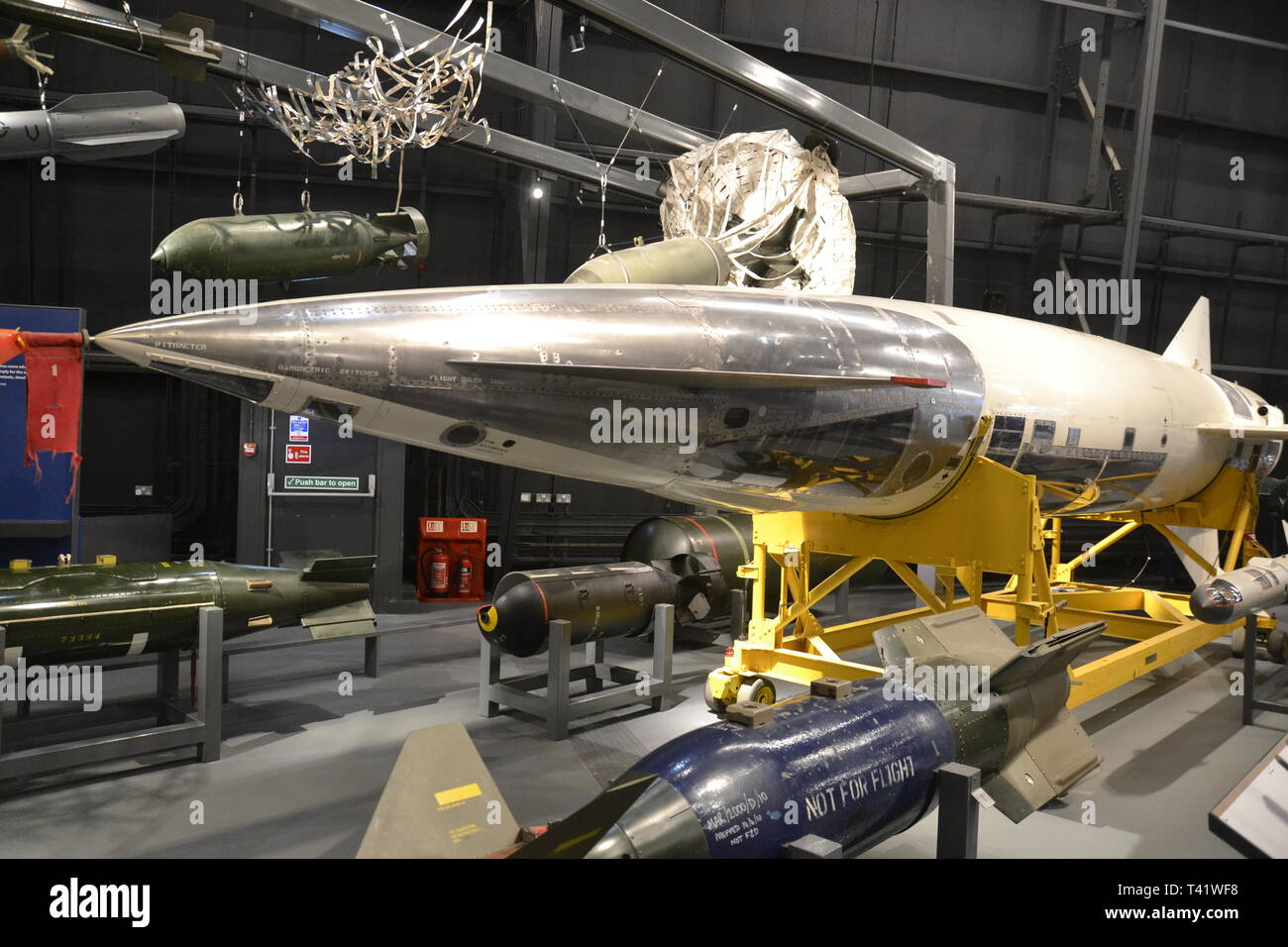 Blue Steel standoff missile under Vulcan bomber