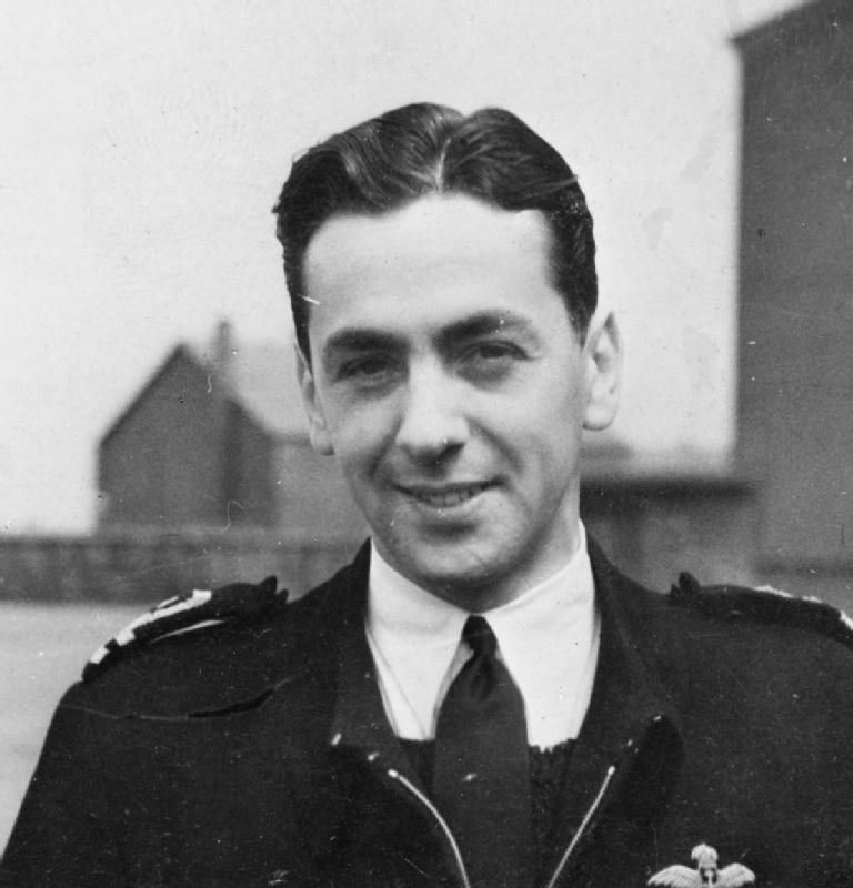 Captain Eric Brown in official RAF portrait