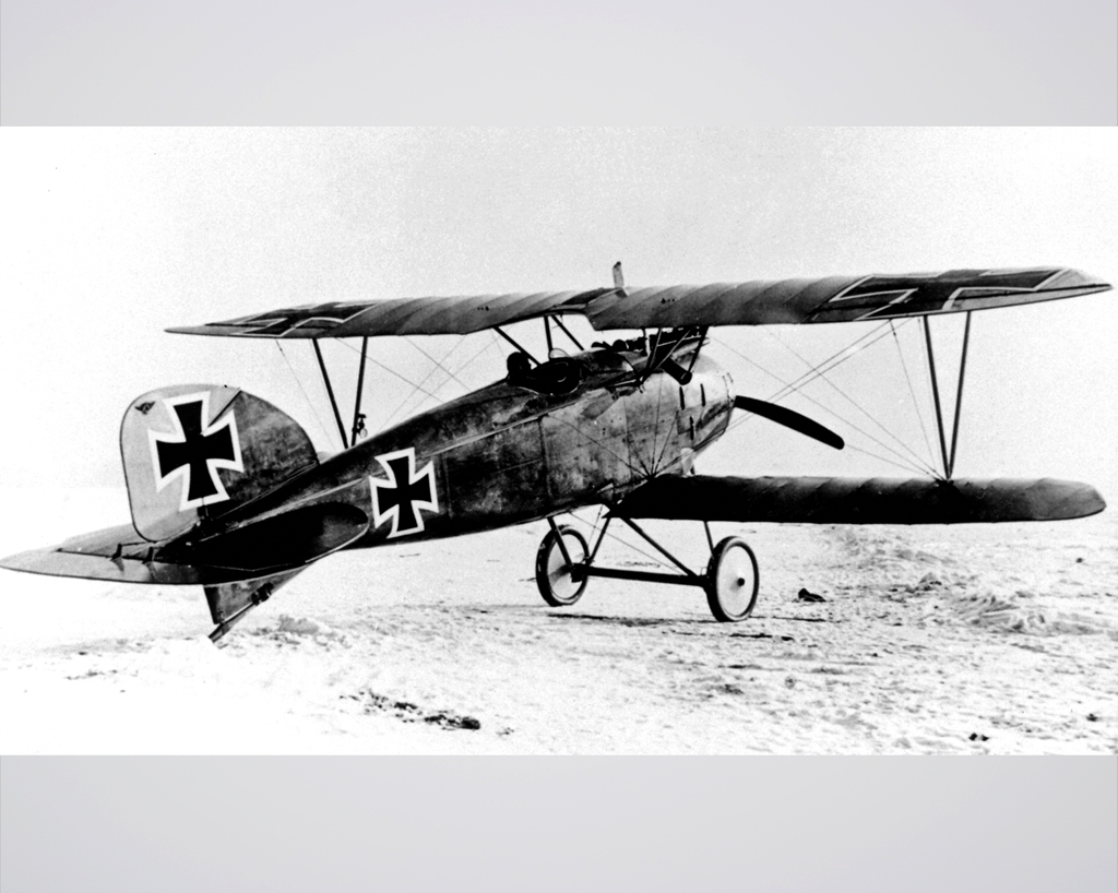 Albatros D.III historical photograph showing the streamlined fuselage design