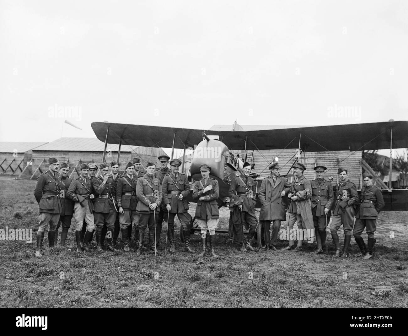 RFC pilots from No. 32 Squadron in 1916